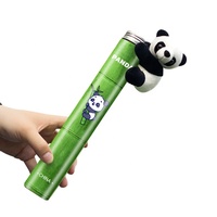 Gobelet jetable en PET mince de 350 ml, 500 ml, 650 ml pour boissons froides, thé au lait perlé vert et jus, à emporter