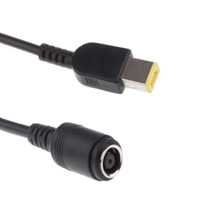 Chargeur Adaptateur Secteur Câble Convertisseur pour Lenovo 45W 65W 90W Standard Câble d'Alimentation Mince Carré Jaune