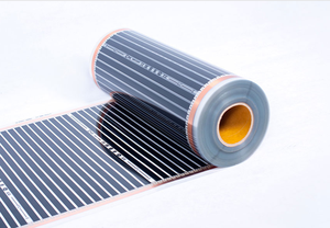 Membrana de calefacción PTC de grafeno de diseño moderno, película de Calefacción radiante eléctrica infrarroja negra para película de calefacción eléctrica de suelo - Product Image 4