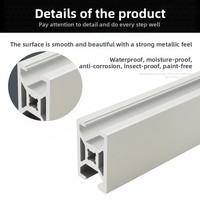 Profilé en aluminium Euro Standard 2030 à rainures en T 6063 T6 anodisé CNC pour cadres de machines d'automatisation industrielle (coupe/soudage)