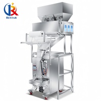 Máquina Automática de Pesaje y Empaquetado para Palomitas de Maíz, Papas Fritas, Chips de Plátano, Té, Azúcar, Café y Gránulos