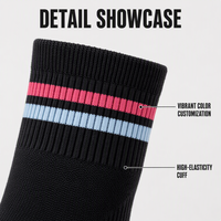 Chaussettes de course anatomiques professionnelles L/R avec soutien de la voûte plantaire, respirantes, antidérapantes, à compression, option logo personnalisé