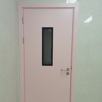 Portes d'urgence coupe-feu en acier inoxydable de haute qualité à faible coût pour hôpitaux et salles d'opération, en fibre de verre, pour usage médical