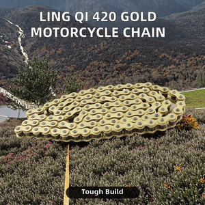 SFR New <span class=keywords><strong>520</strong></span> X-ring Gold Silent Cam <span class=keywords><strong>Cadena</strong></span> de acero de sincronización 104-Link Reemplazo endurecido de alta frecuencia para Calle todoterreno - Product Image 3