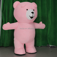 Costume gonflable géant d'ours en peluche pour adultes et enfants, idéal pour les événements de carnaval - Vente en gros