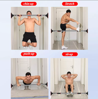 Équipement de fitness à domicile barre de traction réglable porte de gymnastique à domicile barre horizontale barre de traction