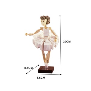 GoldMoc MOC-163028 Ballerina Dance Model Kids DIY <strong>Puzzle</strong> Toys <strong>Action</strong> Figures Building Blocks Set Bricks Toy - Product Image 3
