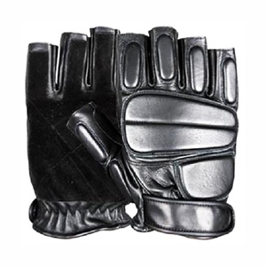 Guantes Tácticos de Medio Dedo, Guantes de Seguridad para Rapel, Guantes de Cuero para Entrenamiento Especial, Certificación EN420, Antideslizantes, Anti-Impactos - Product Image 1