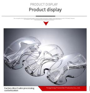 نظارات واقية مخصصة بتصميم مصراعي مقاومة للصدمات والرمال والغبار، نظارات أمان صناعية لحماية العينين - Product Image 5