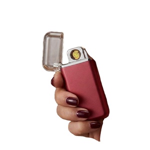 Fast Shipping EU Warehouse Slim Metal USB <b>Lighter</b> <b>Windproof</b> Coil Electronic Rechargeable <b>Lighter</b> Model 20K 30K 50K in Stock - Product Image 6