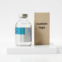 Étiquette et boîte personnalisées VS-296 pour flacon injectable holographique de 3 ml, étiquette et boîte pour flacon de 3 ml pour l'emballage de bouteilles