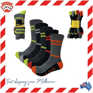 Phi hành Đoàn thương mại xuyên biên giới dày Terry ống dài ấm lông cừu thể thao sọc vớ nam nữ thoáng khí thấm mồ hôi mùa thu - Product Image 2