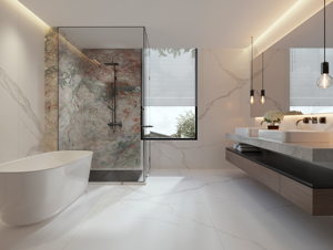 <span class=keywords><strong>Pierre</strong></span> frittée mate imperméable (multi-style, taille personnalisable) pour les murs de <span class=keywords><strong>douche</strong></span> de salle de bain - Product Image 6