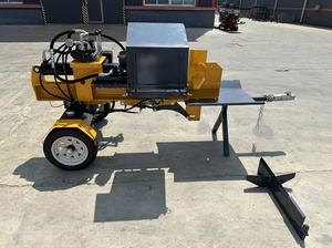 Spaccalegna Idraulico Articolato da 37 Tonnellate con Sollevatore di Tronchi, Montato su Rimorchio, con Motore Kohler da 14HP per Uso Commerciale - Product Image 5