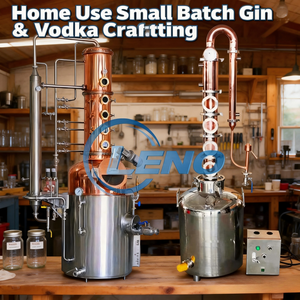 Distillateur en cuivre à colonne de reflux pour la raffinage de l'alcool de haute pureté et la production d'alcool spiritueux - Product Image 3