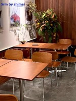 Ensemble de table personnalisable de style coréen, inspiré de l'océan, design vert, pour les salons de thé et les commerces
