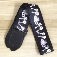 Sangle de guitare de style ethnique élargie pour guitare acoustique et électrique, en polyester imprimé, vente directe