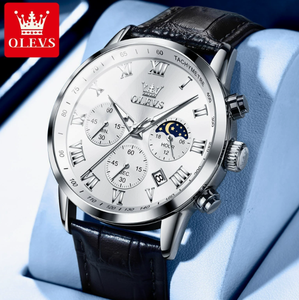   Reloj Deportivo de Moda 5529 con Logotipo Personalizado OEM para Hombre, Reloj de Pulsera de Cuero para Hombre, Reloj de Cuarzo OEM - Product Image 4