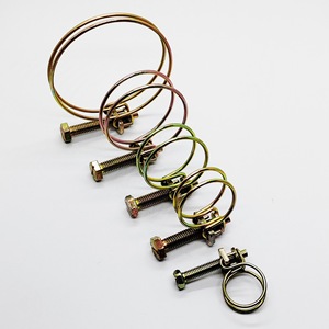 Abrazadera de banda de agua de aro de <span class=keywords><strong>tubo</strong></span> de alambre de acero <span class=keywords><strong>galvanizado</strong></span> doble <span class=keywords><strong>para</strong></span> <span class=keywords><strong>abrazaderas</strong></span> de manguera de sistema métrico Producto - Product Image 5