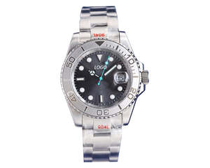 Customized Luxury Wrist <b>Watch</b> with Sapphire Crystal <b>Waterproof</b> up to 3 Bar Complete Calendar Feature Original Design Men's <b>Watch</b> - Product Image 5