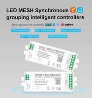 Controlador de Tira LED Zigbee Tuya Smart Life APP WiFi, Interruptor de Atenuación LED, Control por Voz BT 2.4G RGB RGBW CCT, con Control Remoto, 5V-24V