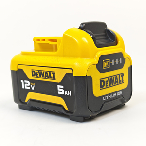 Batería DCB126 de 12V 5.0Ah MAX para Herramientas <span class=keywords><strong>DEWALT</strong></span> de 12V, con Pantalla LED Indicadora de Carga, Larga Vida Útil, Rendimiento Estable - Product Image 1