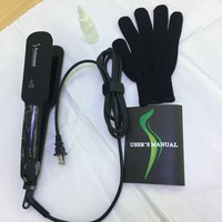 Lisseur à vapeur infrarouge professionnel, 6 vitesses, fer plat en céramique large, température réglable, utilisation en salon ou à domicile