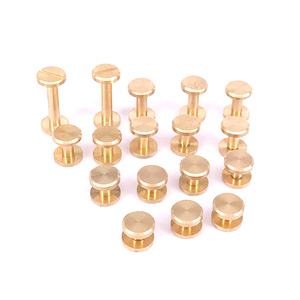 <span class=keywords><strong>Rivet</strong></span> Chicago en laiton massif M2 M2.5 M3 M4 M6 et vis à tête hexagonale pour portefeuille et <span class=keywords><strong>cuir</strong></span> - Product Image 4