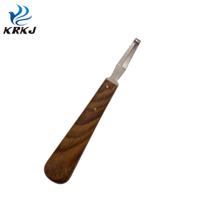 CETTIA KD934 herrador manual de corte de pezuña cuchillo de hoja estrecha de acero inoxidable con mango de madera - Product Image 3