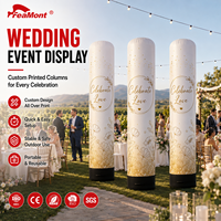 Pilier gonflable FEAMONT pour événements, en tissu polyester enduit 600D, idéal pour les fêtes de jardin et les célébrations de mariage en plein air