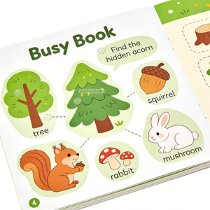 Livres pour enfants <span class=keywords><strong>en</strong></span> gros, impression anglaise, livres d'apprentissage précoce, livres d'activités <span class=keywords><strong>en</strong></span> carton pour enfants de 4 ans - Product Image 3