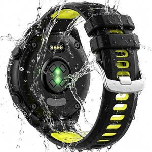 Bracelet de montre pour <span class=keywords><strong>Garmin</strong></span> <span class=keywords><strong>Forerunner</strong></span> 170, bracelet en silicone de 22 mm pour montres intelligentes <span class=keywords><strong>Garmin</strong></span> <span class=keywords><strong>Forerunner</strong></span> 70 970 570 965 pour femmes et hommes - Product Image 4