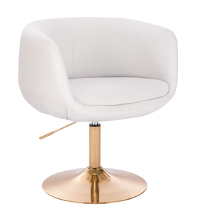 Silla de Salón Moderna de Cuero Sintético al por Mayor, Silla Giratoria Redonda para <span class=keywords><strong>Peluquería</strong></span>, Silla de Belleza - Product Image 6