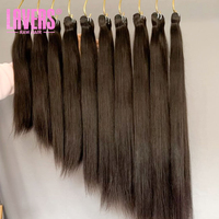 Cheveux vierges non traités de haute qualité 15A, alignés dans le sens de la cuticule, origine Vietnamienne et Cambodgienne, double épaisseur, ondulation naturelle, en paquet pour tissage