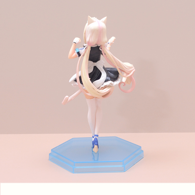 NEKOPARA Chocola Vanilla Figure - Maid Catgirl Figurine Anime Periferia Statua in PVC Decorazione della custodia del computer di casa Regalo for fan ( Color : Chocola Vanilla Cheongsam Catgirl , Size