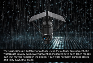 Hot Bán 3MP HD Ubox Ngoài Trời An Ninh Máy Ảnh Đầy Đủ Màu Sắc Tầm Nhìn Ban Đêm 4G Năng Lượng Mặt Trời Hệ Thống Năng Lượng CMOS Cảm Biến Đám Mây Dữ Liệu 4G Sim Thẻ - Product Image 2