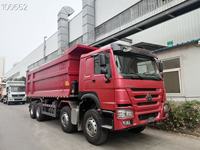 Новый самосвал SINOTRUK HOWO 8x4, 12-колесная конфигурация, дизельный двигатель Евро-2, левый руль, готов к экспорту по всему миру