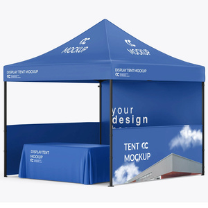 Auvent d'exposition portable de tente d'exposition en acier léger à installation <span class=keywords><strong>rapide</strong></span> avec logo personnalisé pour les promotions en plein air - Product Image 2