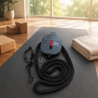 Appareil d'entraînement à la corde sans fin, accessoire pour rack de musculation, en fer Q235, corde en polyester de 4M et 32MM, équipement de fitness pour la maison