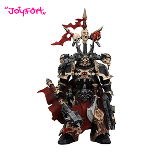 Figura de Acción JOYTOY Warhammer 40K Chaos Space Marines Black Legion Chosen Champion con Bolter y <span class=keywords><strong>Power</strong></span> Maul Escala 1/18 - Product Image 1