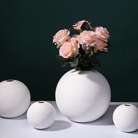 Fabricant de vases en céramique, taille et couleur personnalisées, vase à fleurs en porcelaine pour commande en gros, articles de décoration pour la maison