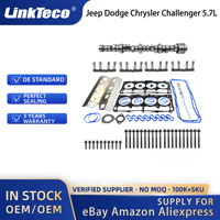 Kit de elevadores de leva Linkteco NON MDS para juego de juntas de cabeza para Jeep Dodge Chrysler Challenger 5.7L Hemi 2009-2017 53021726AE