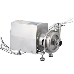 Cấp thực phẩm lỏng chuyển Tri kẹp mở impellerand động cơ 304 thép không gỉ nước vệ sinh Ly Tâm Bơm - Product Image 1