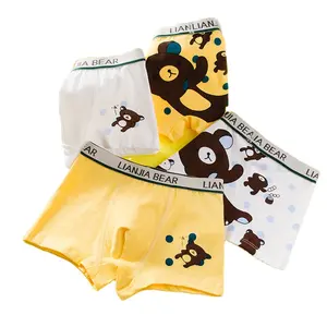 YH Little Boys Breathable Underwear Boxers Kids Cute Panties Children's Underpants Shorts