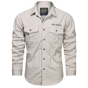 Camicia Giacca da Lavoro Primaverile da <span class=keywords><strong>Uomo</strong></span> in <span class=keywords><strong>Lino</strong></span> a Maniche Lunghe, Elegante e Comoda con Stampa Unica, Vestibilità Ampia e Casual - Product Image 1