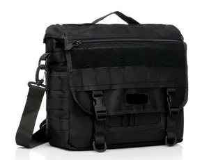 Tactical Molle Handbag Waterproof Nylon Shoulder Fishing Crossbody Sports Messenger Bags