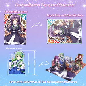 Support de <span class=keywords><strong>manga</strong></span> en acrylique HanXin ODM |   Impression numérique UV, découpe CNC, service personnalisé sous licence IP, support en acrylique - Product Image 3