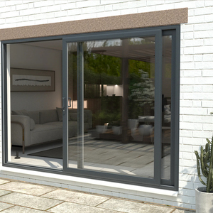 Portes coulissantes en verre teinté standard à bas <span class=keywords><strong>prix</strong></span>, portes coulissantes en verre français, patio, véranda, <span class=keywords><strong>porte</strong></span> <span class=keywords><strong>coulissante</strong></span> en alliage d'aluminium - Product Image 2