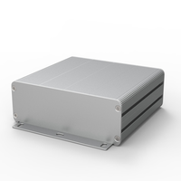 Usinage CNC Boîtier en aluminium extrudé Boîtier électronique en métal Boîte de jonction Boîtier PCB Boîte à rail Din