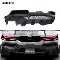 Diffuseur arrière en fibre de carbone sèche pré-imprégnée de style OEM pour kit carrosserie Lamborghini Revuelto, mise à niveau Aerokit